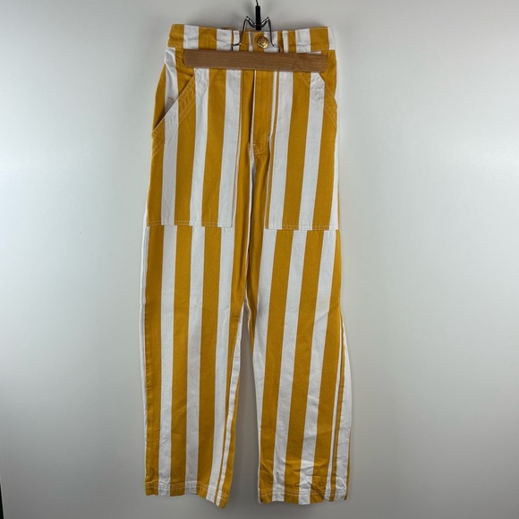 BIG BUD PRESS Yellow Striped Classic Work Pants - Picture 6 of 9